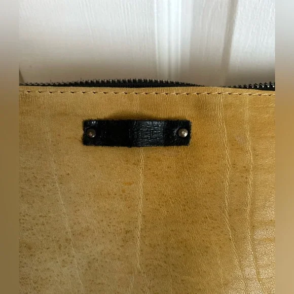 Genuine leather / fur trim crossbody - Picture 5 of 11